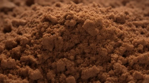Brown Sugar Crystals Texture Close-up