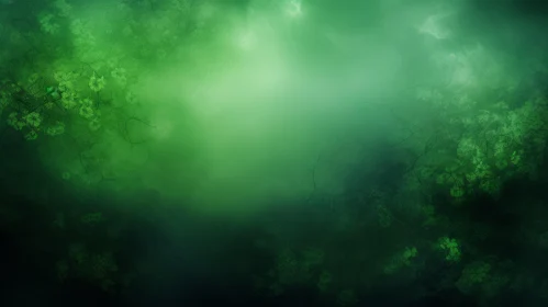 Green Abstract Background with Dark Green Veins