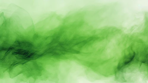 Green Gradient Abstract Background - Ethereal Design