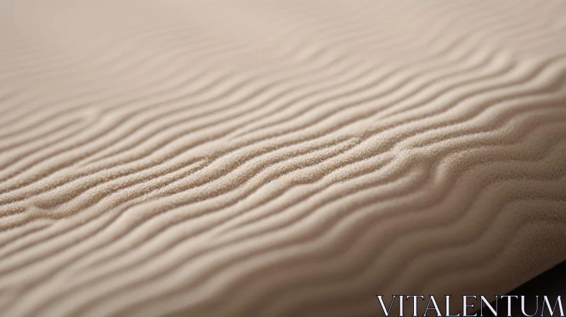 AI ART Serene Sand Dune Close-Up