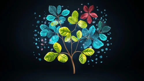 Enchanting Tree Digital Painting