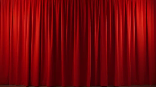 Luxurious Red Fabric Curtain for Privacy
