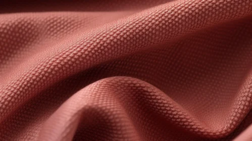 Pink Fabric with Raised Dot Texture Close-Up