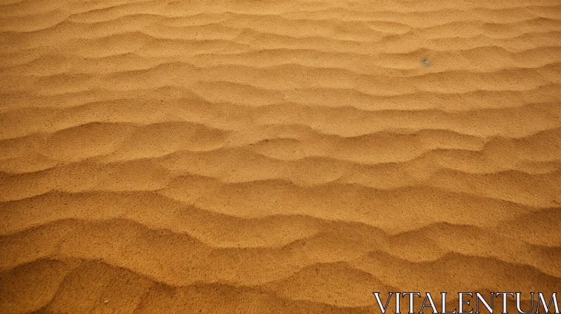 Detailed Sand Dune Landscape with Waves AI Image