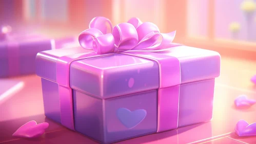 Pink Gift Box 3D Rendering for Special Occasions