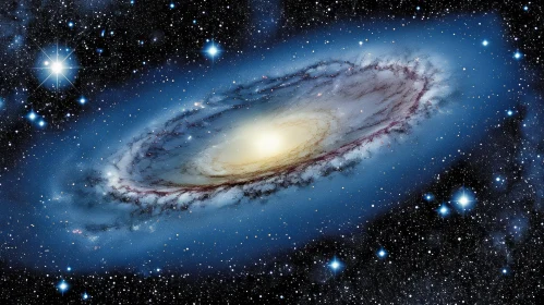 Stunning Spiral Galaxy: Awe-Inspiring Space Image