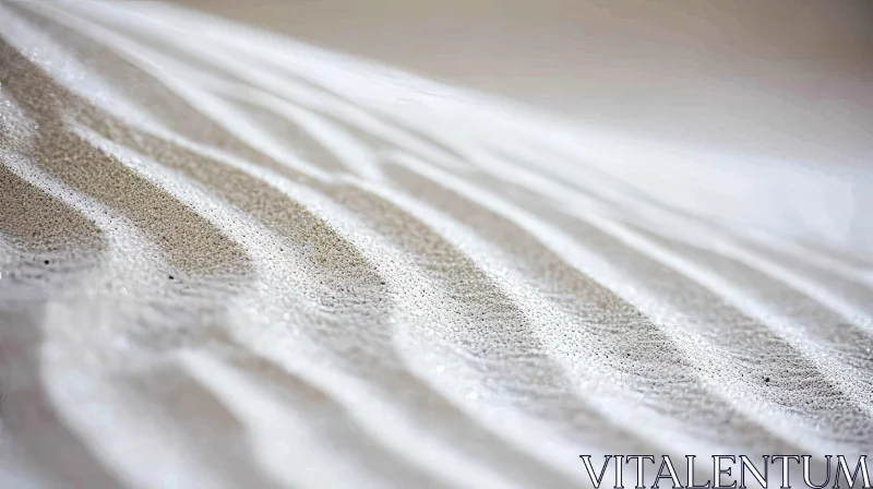 Ethereal White Fabric Texture | Luxury Wavy Pattern AI Image
