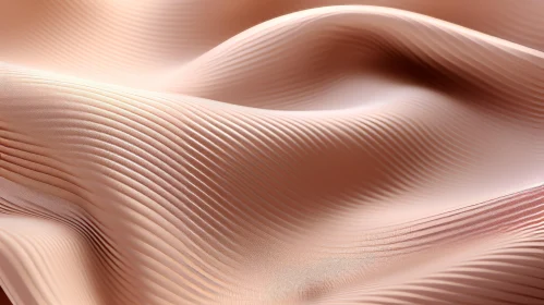 Light Pink Pleated Fabric Texture