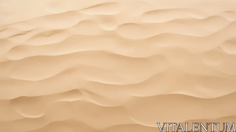 Sunlit Sand Dune Texture - Detailed High Angle View AI Image