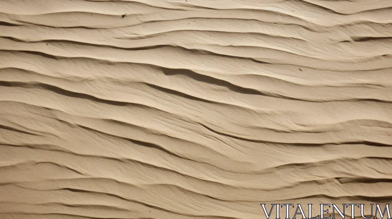 AI ART Intricate Sand Dune with Detailed Waves