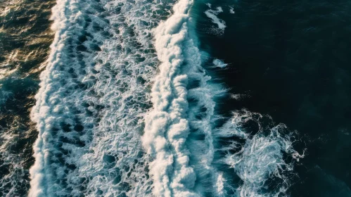 Majestic Ocean Wave - Aerial View