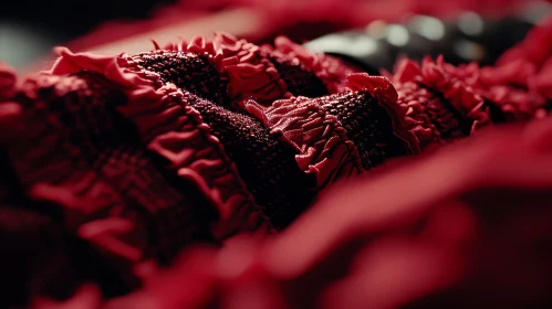 Elegant Red Rose Close-Up
