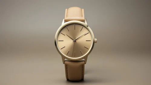 Stylish Wristwatch with Minimalist Design