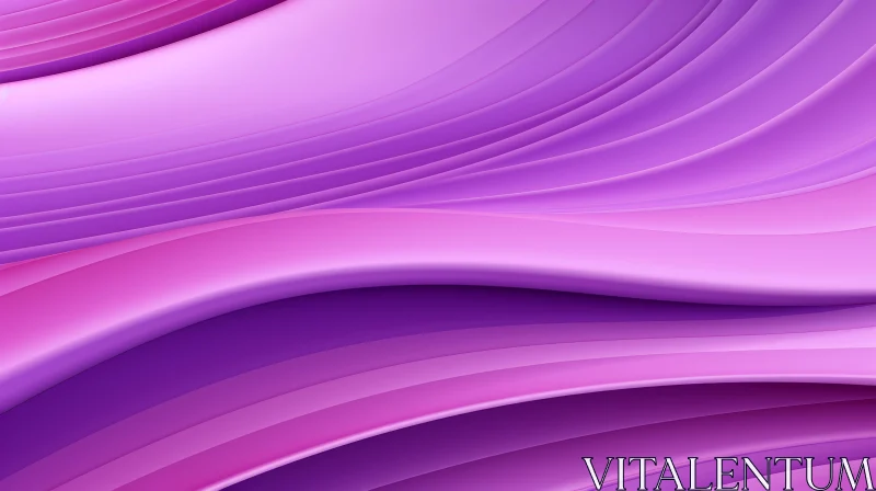Purple and Pink Abstract Wavy Background AI Image