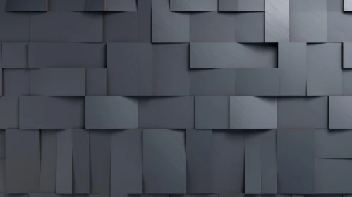 Gray Beveled Tiles Wall - 3D Rendering Texture