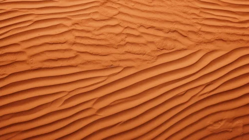 Tranquil Sand Dune - Detailed Orange Texture