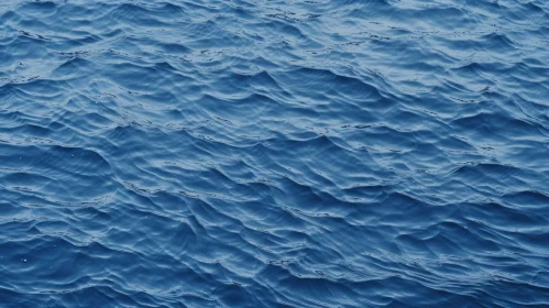 Azure Ocean Surface Close-Up