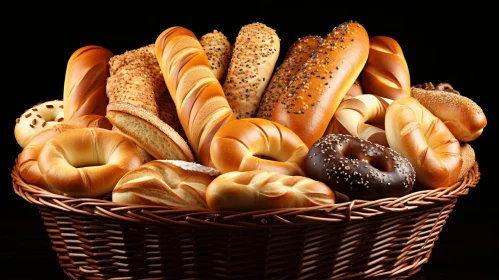Delicious Freshly Baked Bread Basket