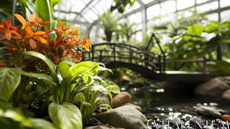 Greenhouse Serenity: Captivating Nature Photography AI Image