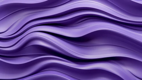 Purple Wavy Stripes Abstract Background | 3D Rendering