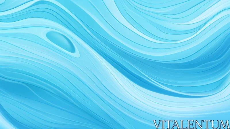AI ART Blue Gradient Abstract Background with Wave Pattern
