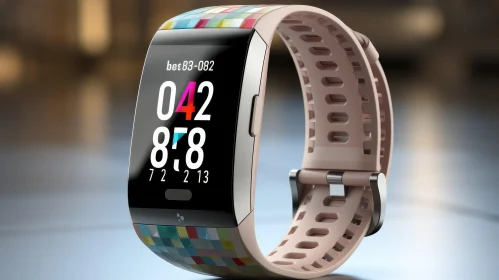 Colorful Smartwatch 3D Rendering