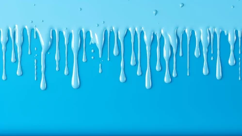 Blue Liquid Drips Background Image