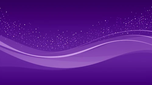 Purple Waves Background with Dreamy Feel