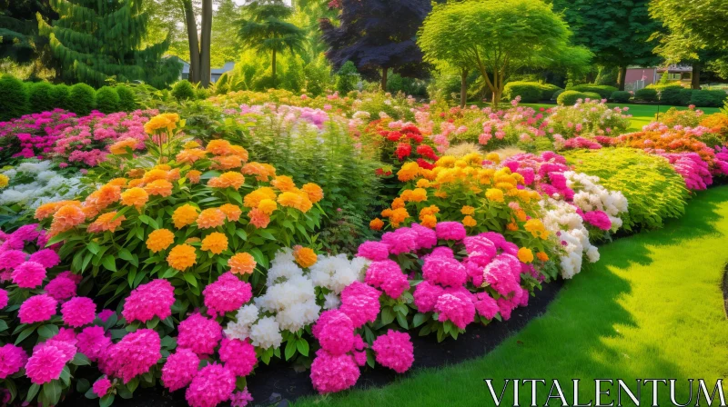 AI ART Stunning Flower Garden: A Colorful Oasis of Nature