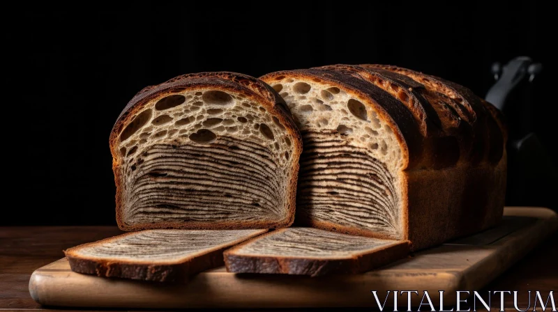 AI ART Delicious Marbled Bread Photography