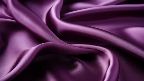 Luxurious Purple Silk Fabric Texture