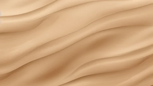 Beige Silk Fabric Close-Up | Soft Folds Background