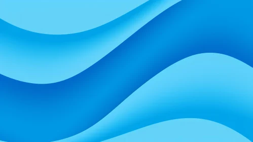 Blue Abstract Background with Gradient Waves