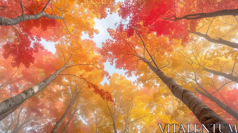 AI ART Enchanting Autumn Forest Scene