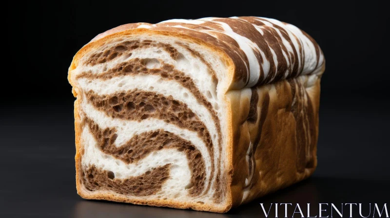 AI ART Marbled Bread with Sweet Glaze - Visual Delight