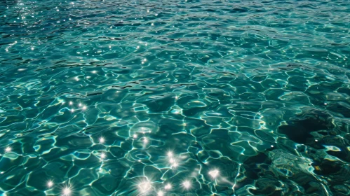 Serene Blue Water Surface | Calming Background Image