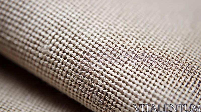 Beige Ribbed Carpet Texture - Durable Synthetic Fiber AI Image