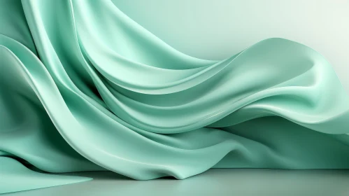 Green Silk Cloth Texture