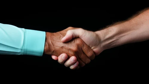 Powerful Handshake Image: Symbol of Connection and Unity