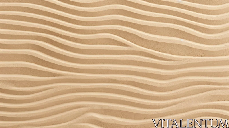 Serene Sand Dune Texture - Artistic Representation AI Image