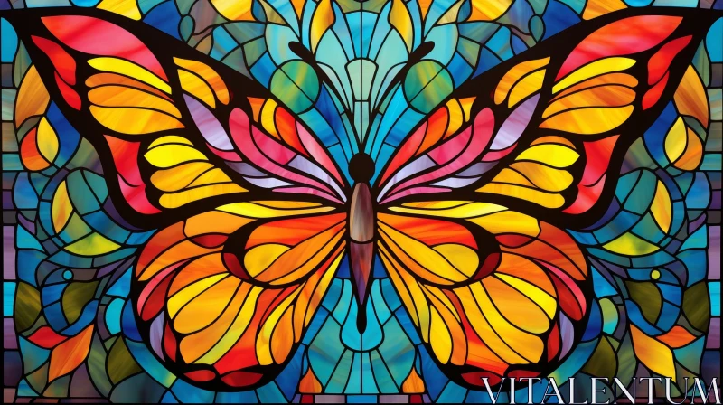 Exquisite Butterfly Illustration - Detailed and Colorful Artwork AI Image