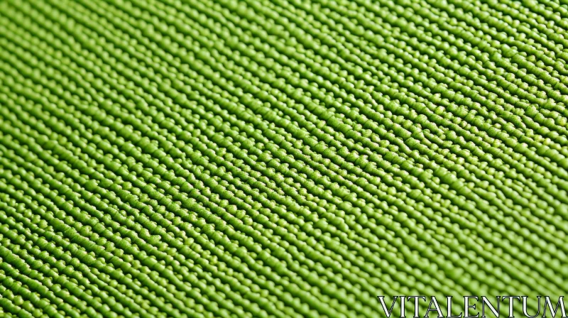 Serene Green Yoga Mat Close-Up AI Image