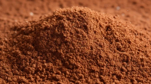 Brown Cocoa Powder Close-up