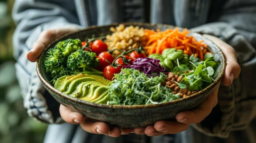 Colorful and Nutritious Vegetable Bowl