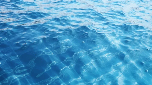 Deep Blue Water Surface