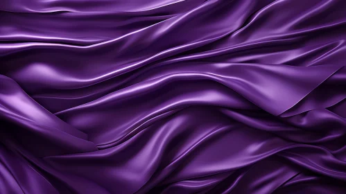 Luxurious Purple Silk Fabric Texture