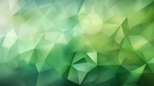Green Geometric Polygonal Background
