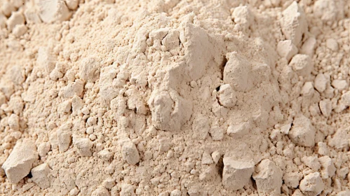 Light Brown Powder Texture on White Background