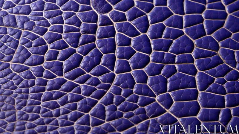 Luxurious Blue Reptilian Leather Texture AI Image