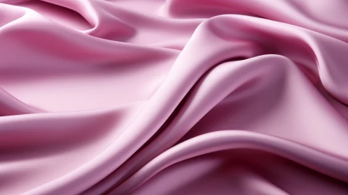 Elegant Pink Silk Fabric Texture Close-Up